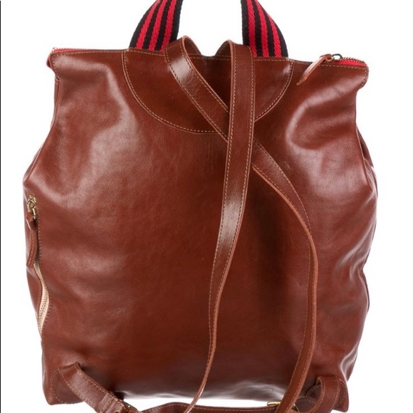 CLARE V Remi backpack. Sold out everywhere! EUC. Mahogany Rustic. Retail $535. - Picture 2 of 15